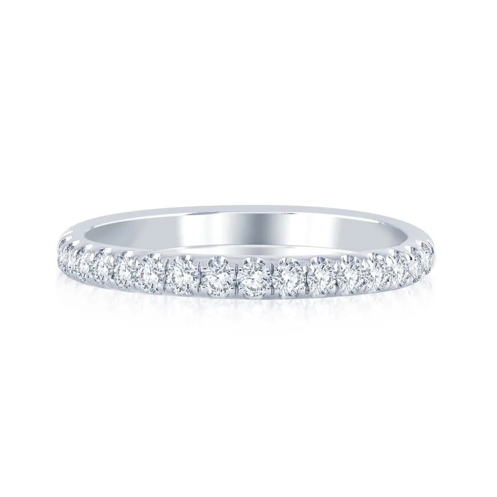 0.30ctw Lab-Grown Diamond Band - White Gold