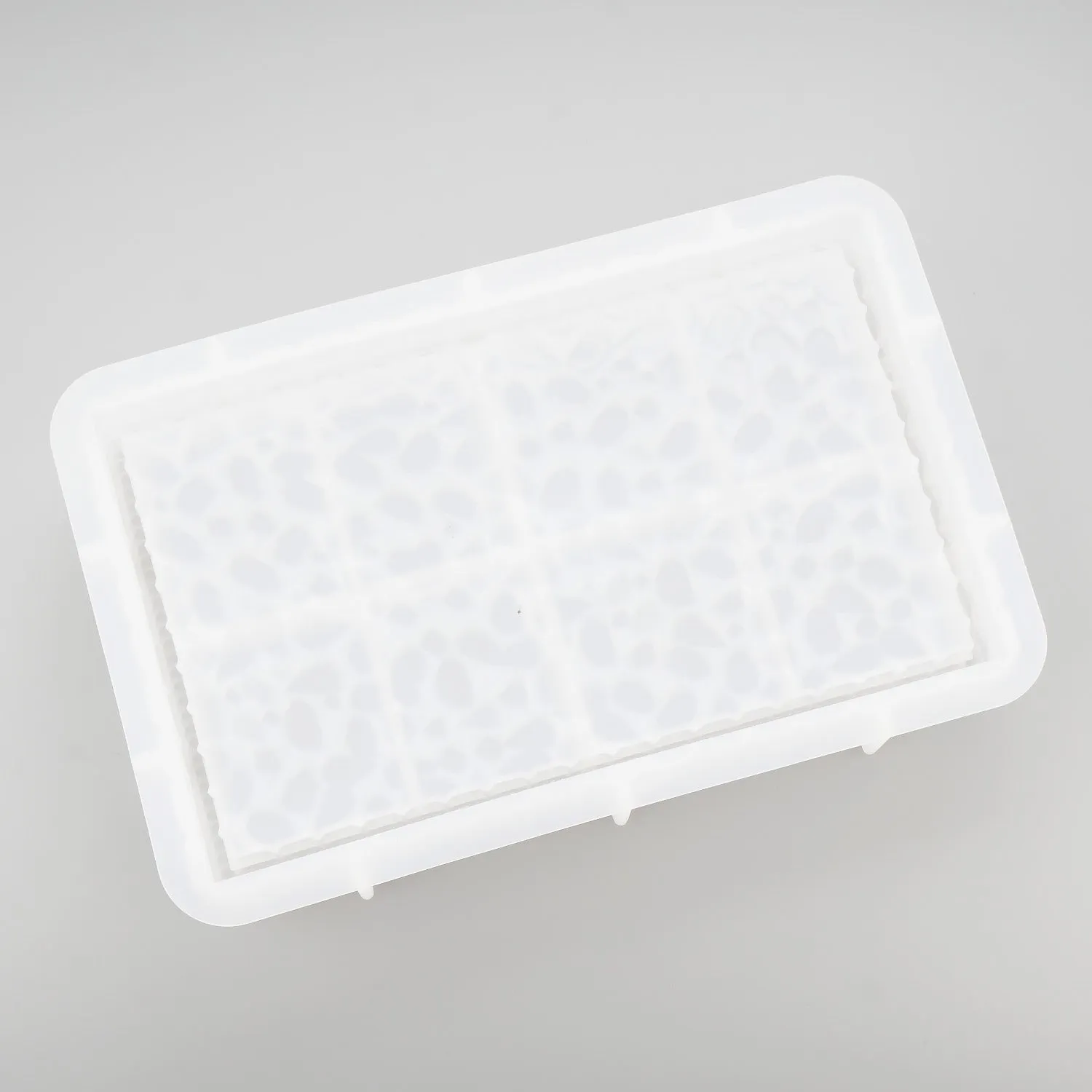 1 pc Shiny Crystal Crushed Diamond Serving Tray Plate Silicone Resin Mold- Silicone Mold for Resin- Home Decor Tray 103981