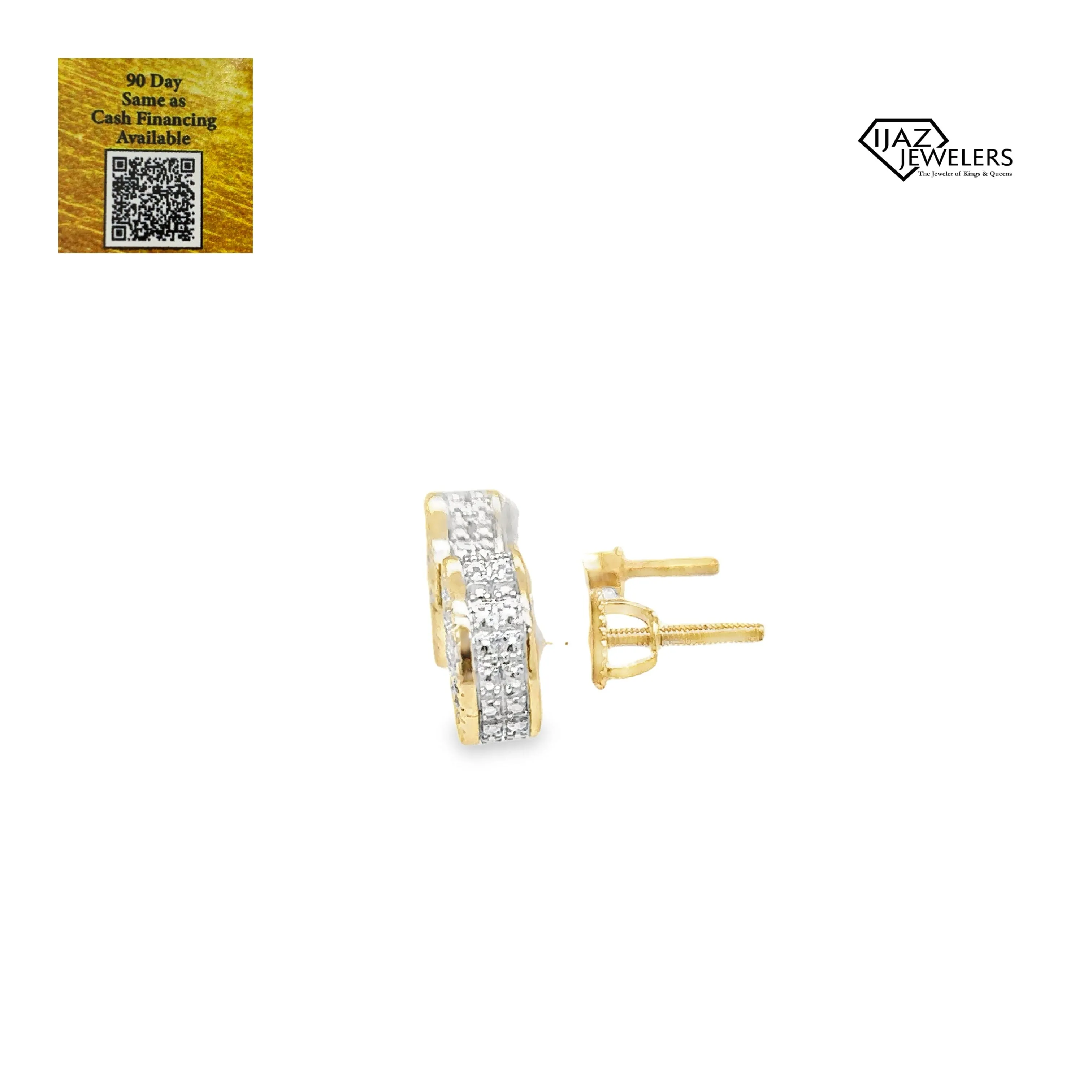 10K Gold 0.26 CTW Diamond Earrings