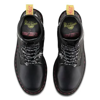 1460 SXP Black Sex Pistols Backhand Straw Grain Boot