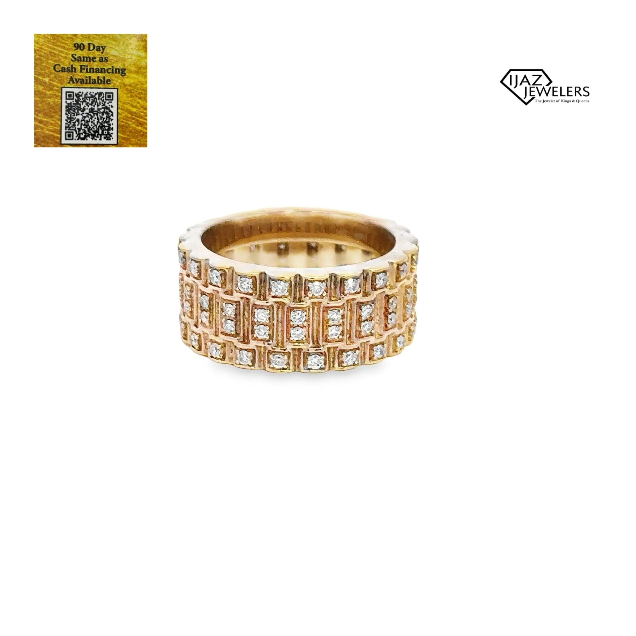 14K Gold 1.01 Diamond Band