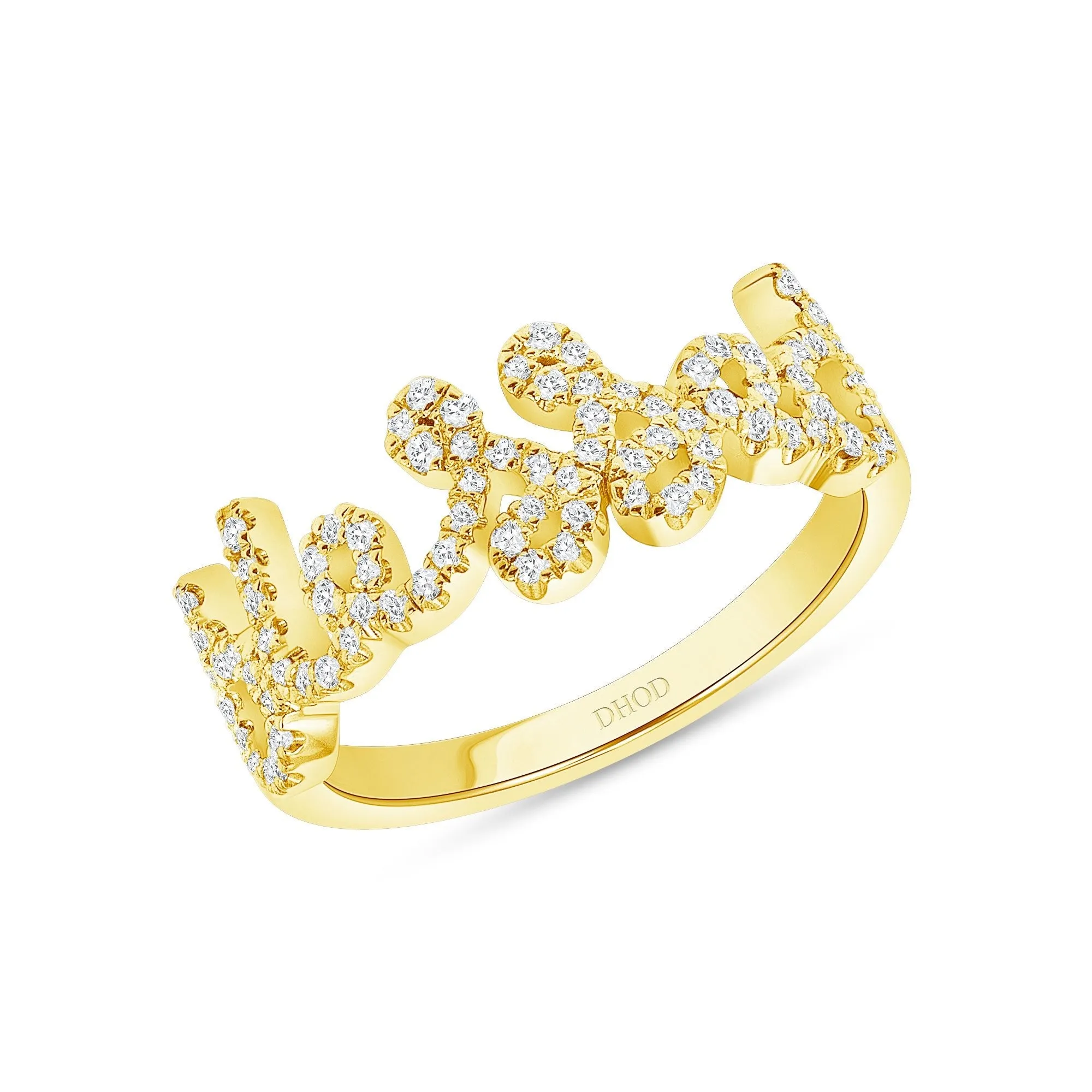 14K Gold Diamond BLESSED Ring