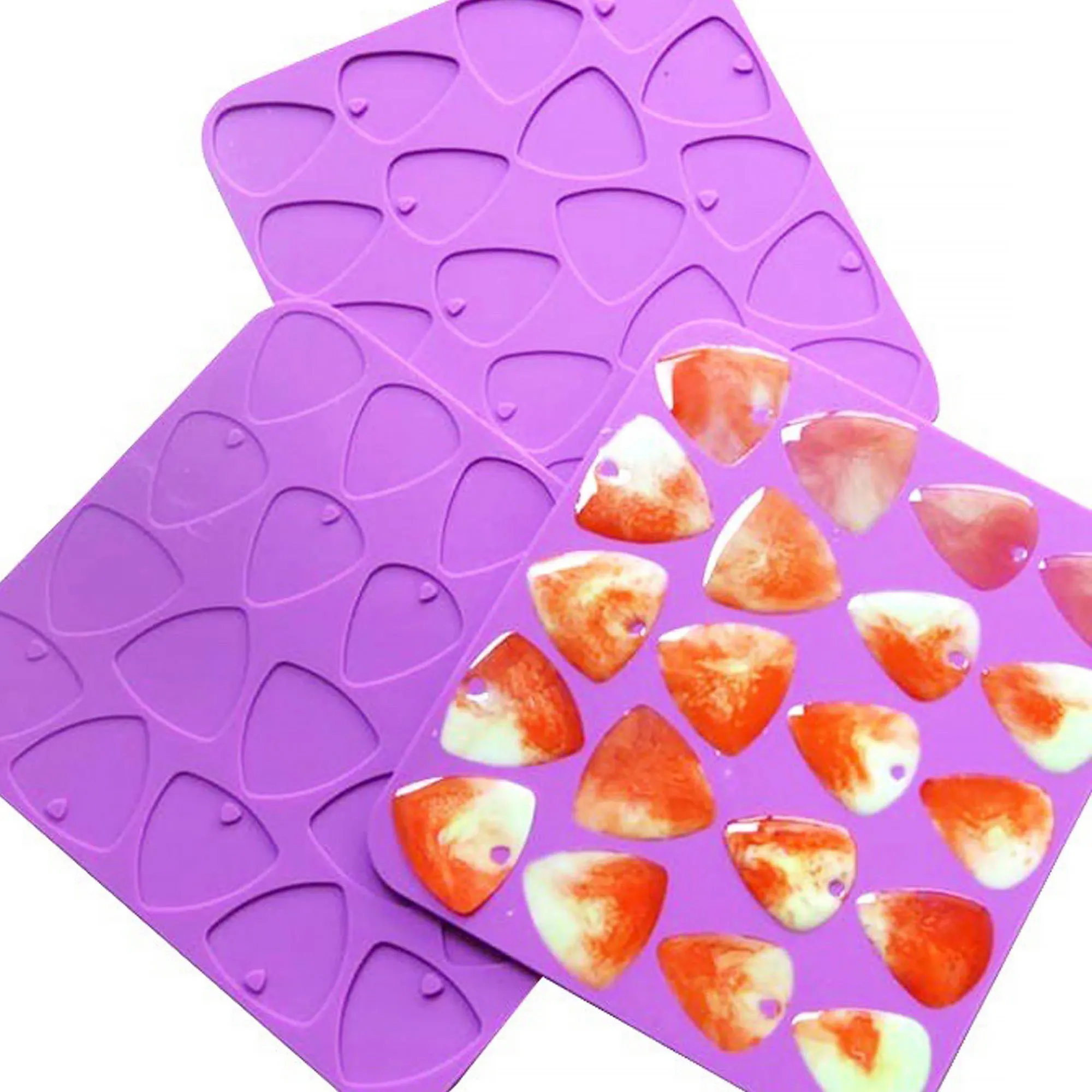 1pc Silicone Guita Pick Mold- Epoxy Guita Pick-guita pick resin mold 10406050