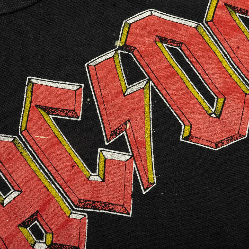 AC/DC 1980 Crew Tee - Coal Pigment