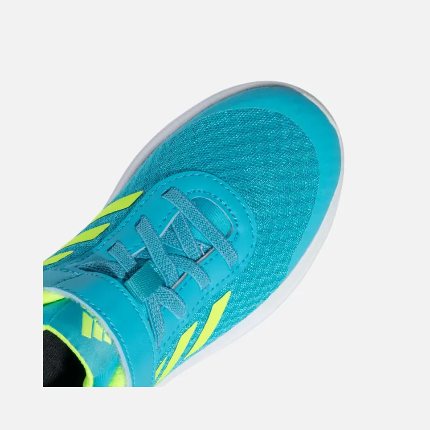 Adidas Brago 1.0 Kids Unisex Shoes (4-16Year) -Lucid Cyan/Lucid Lemon