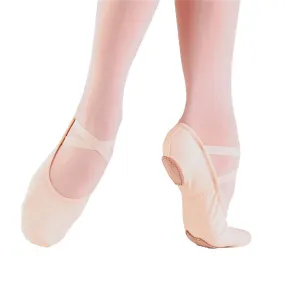 Adult Bliss Stretch Canvas Ballet Shoes - Light Pink