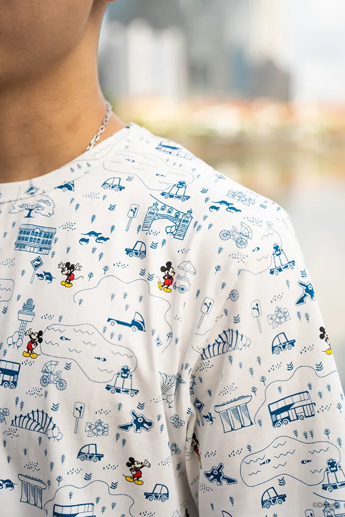 Adult Tee - Blue Road Trip Mickey