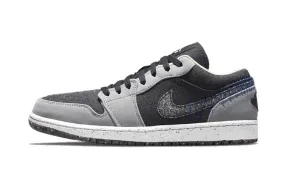 Air Jordan 1 Low Crater Black Grey