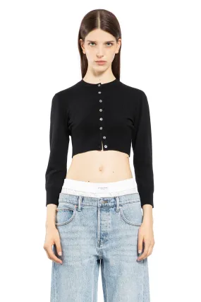 ALEXANDER WANG WOMAN BLACK KNITWEAR