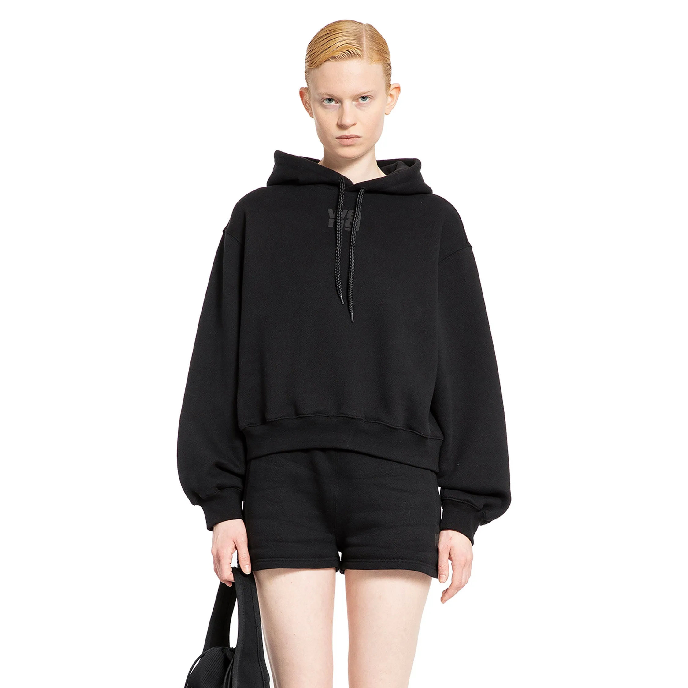 ALEXANDER WANG WOMAN BLACK SWEATSHIRTS