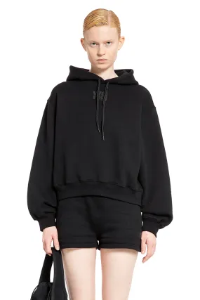 ALEXANDER WANG WOMAN BLACK SWEATSHIRTS