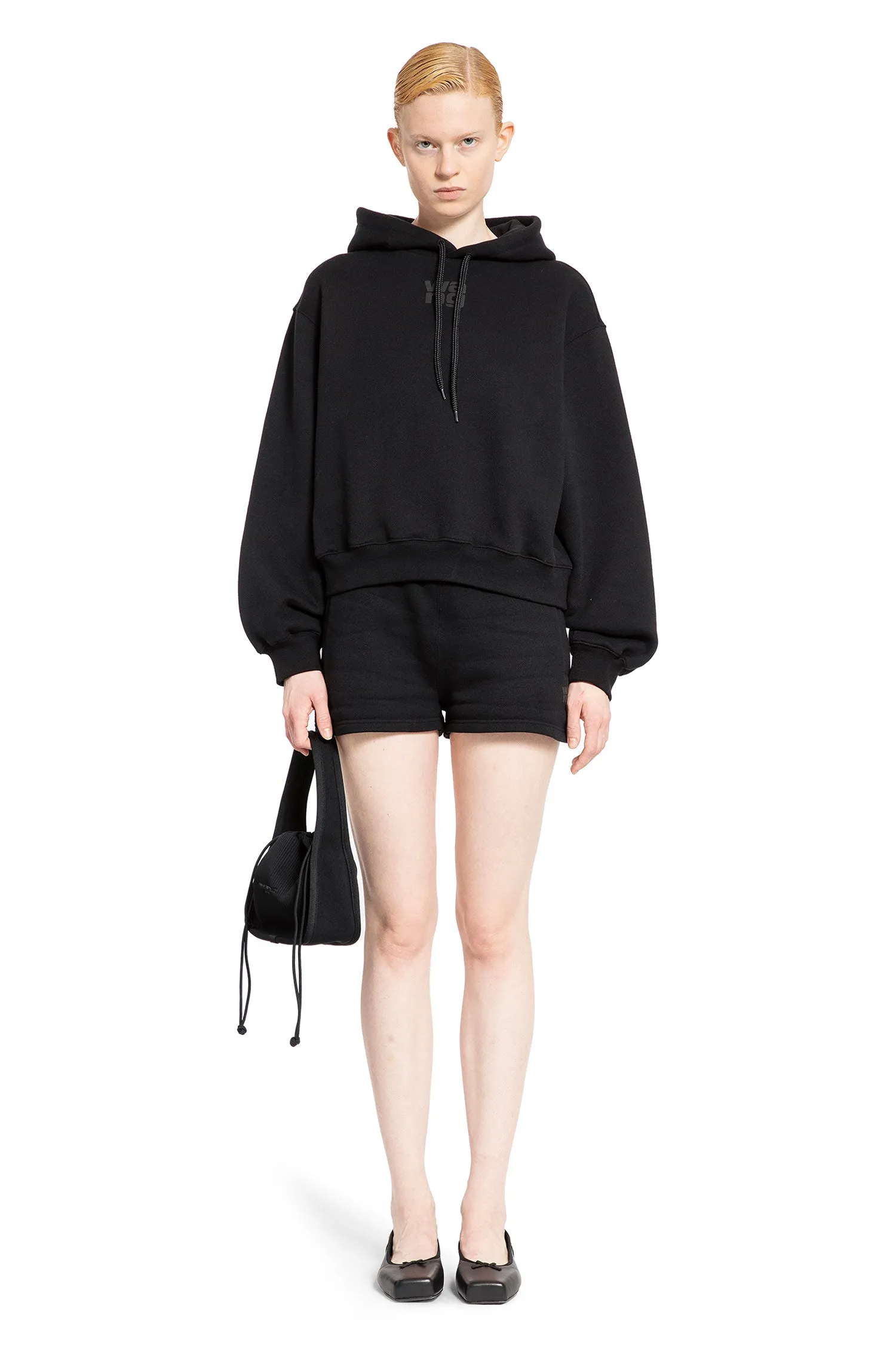 ALEXANDER WANG WOMAN BLACK SWEATSHIRTS