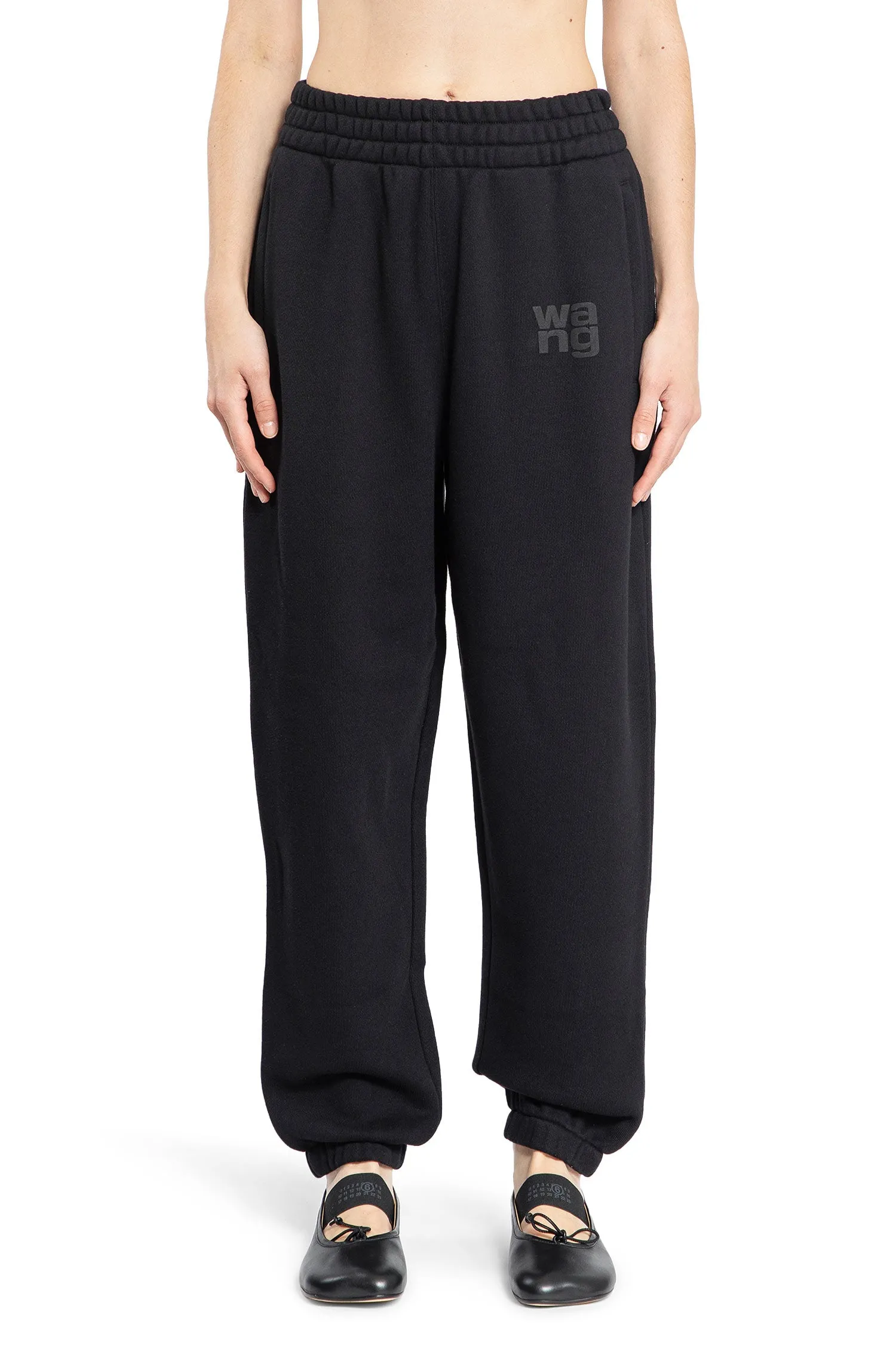 ALEXANDER WANG WOMAN BLACK TROUSERS