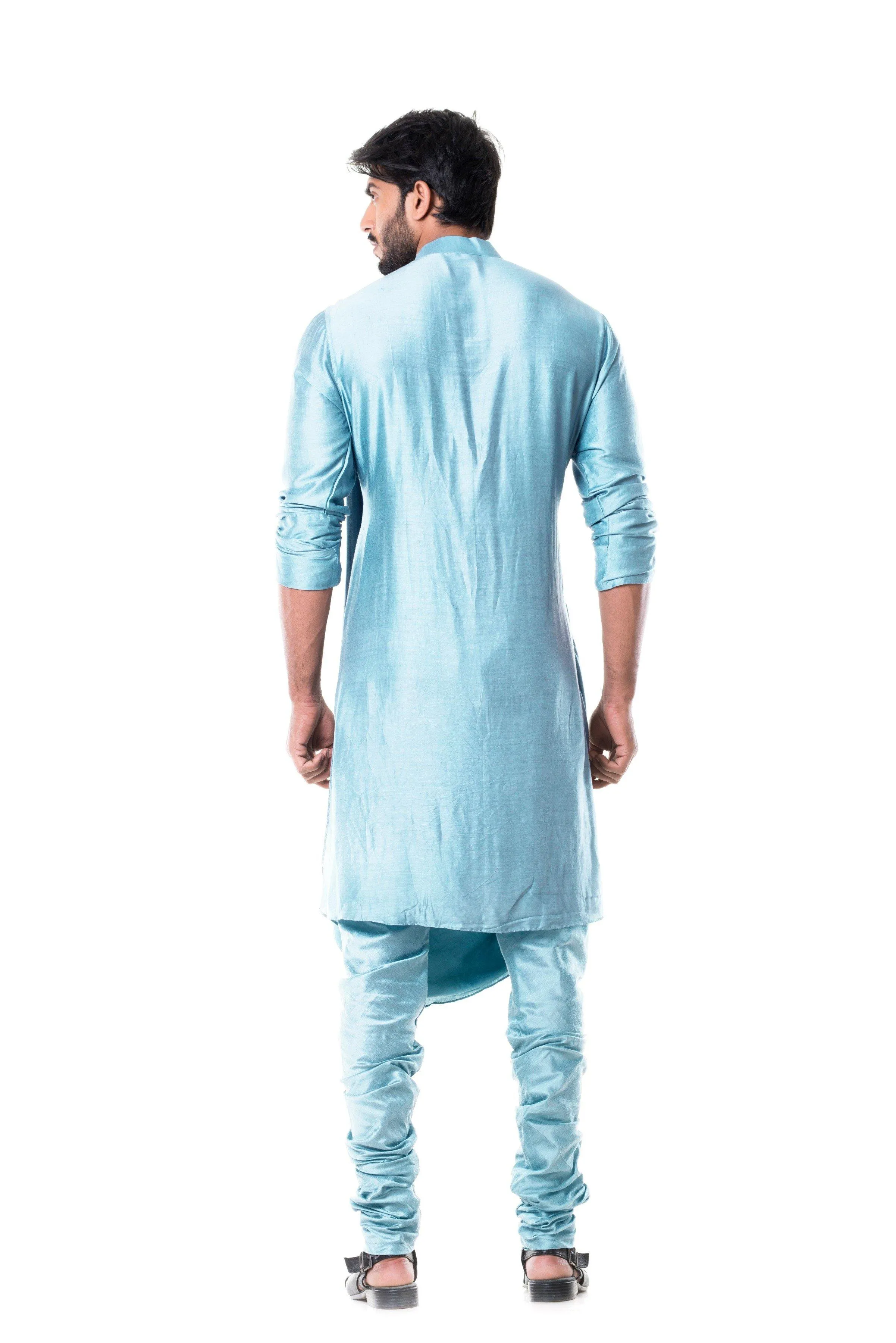 Baby Blue Cowl Kurta Set