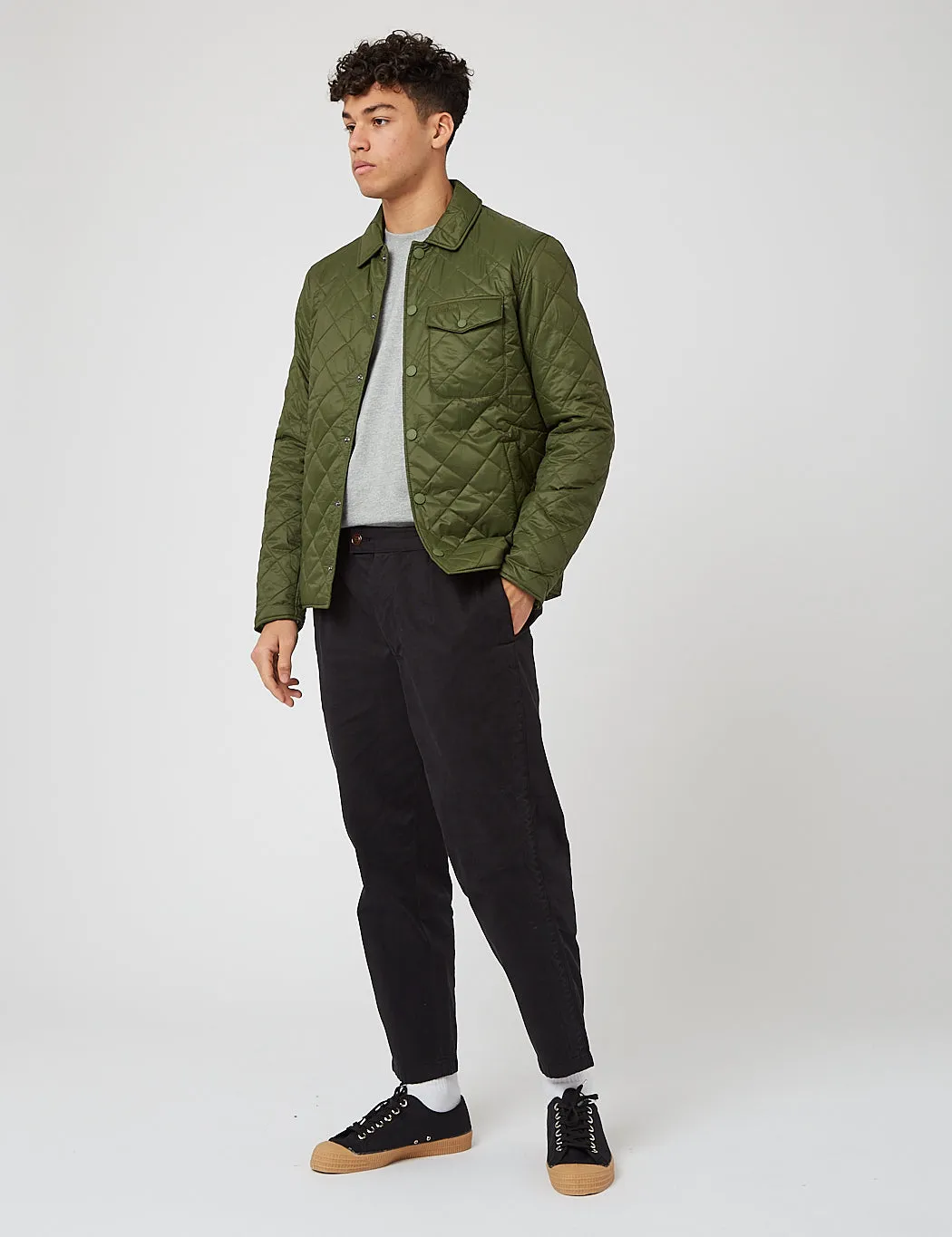 Barbour Tember Quilt Jacket - Rifle Green