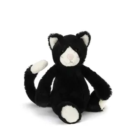 Bashful Black & White Cat - Medium 12