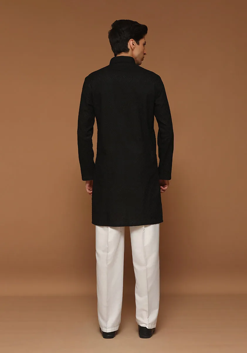 Basic Cotton Tap Shoe Slim Fit Kurta