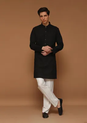 Basic Cotton Tap Shoe Slim Fit Kurta