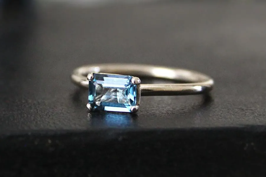 Bella London Blue Topaz Ring