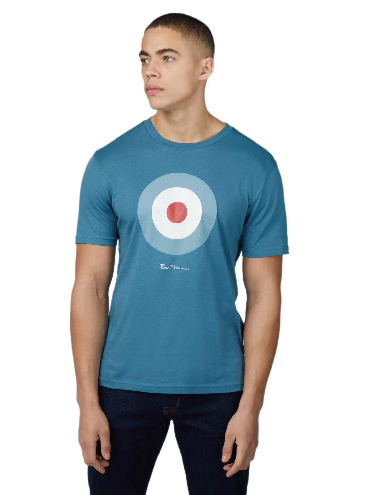 Ben Sherman Mens Signature Target T-Shirt - Short Sleeved