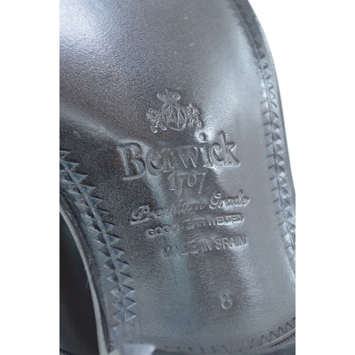 Berwick 1707 Premium Grade Cordovan Double Monk (5218) -Black