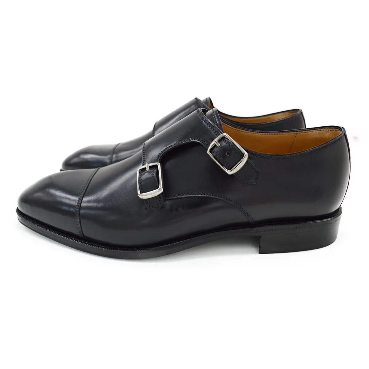 Berwick 1707 Premium Grade Cordovan Double Monk (5218) -Black