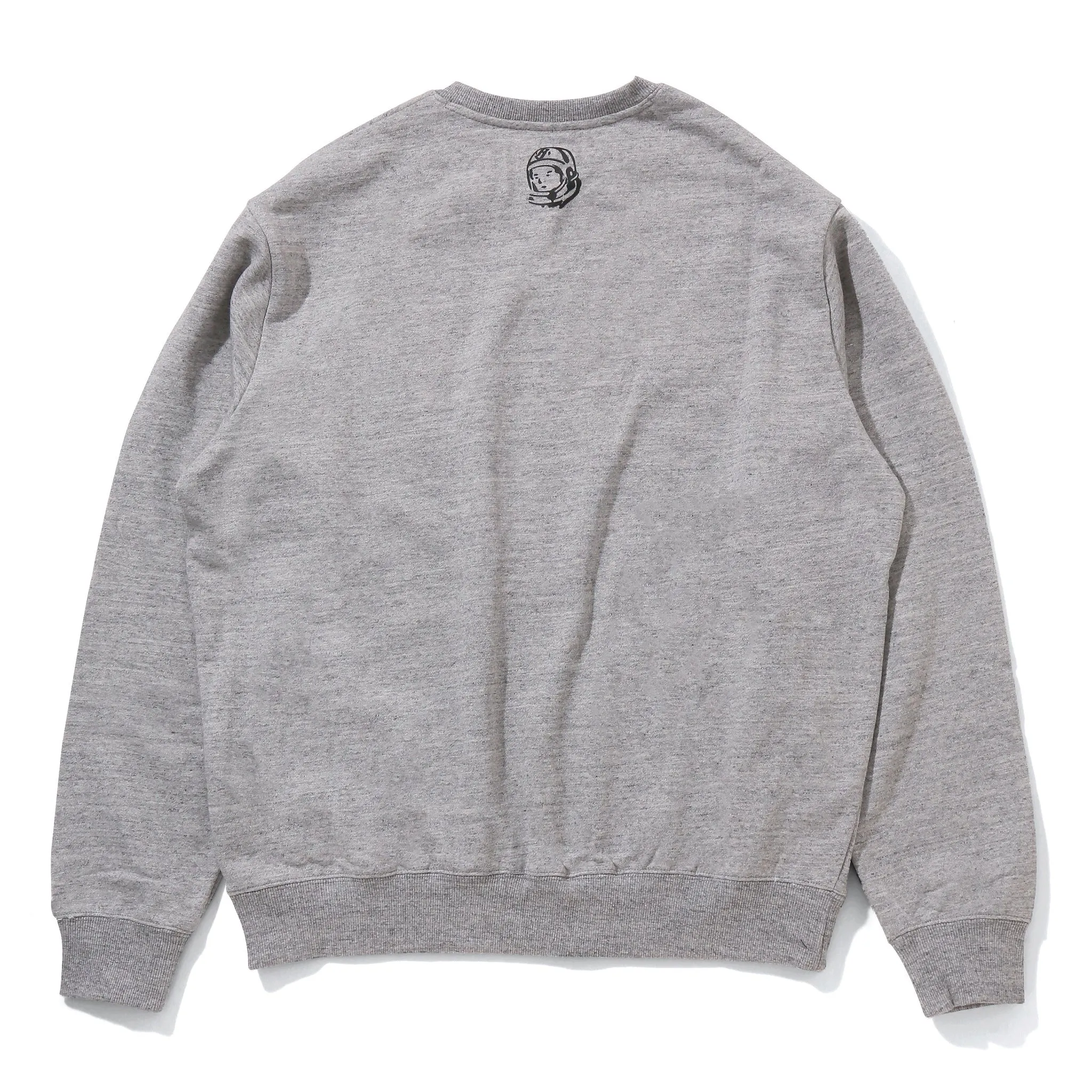 Billionaire Boys Club Straight Font Crew Heather Grey