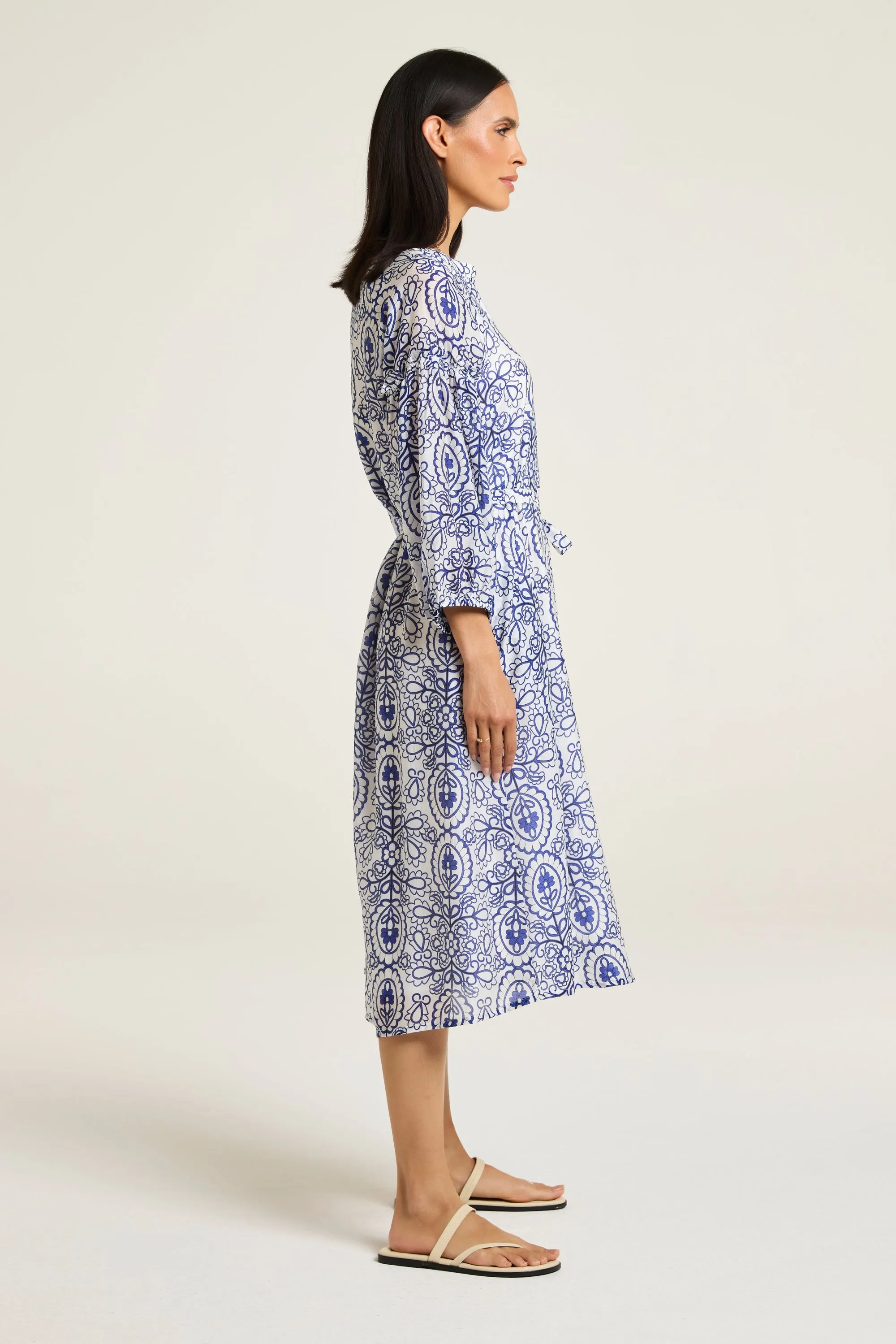 Boheme Puff Sleeve Dress