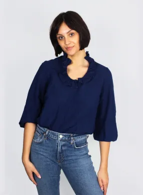 BR Sandie Blouse in Blue Rinse