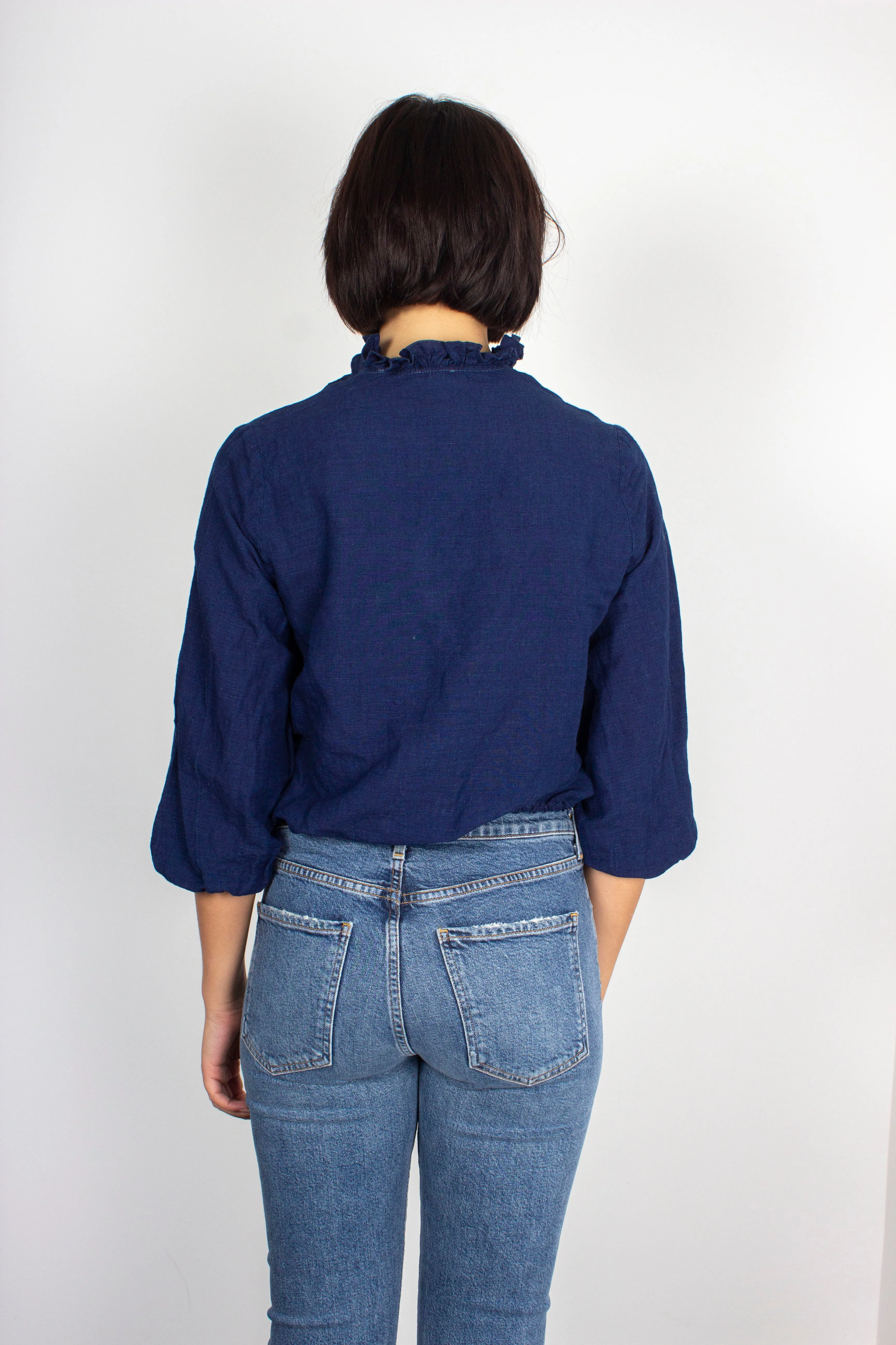 BR Sandie Blouse in Blue Rinse