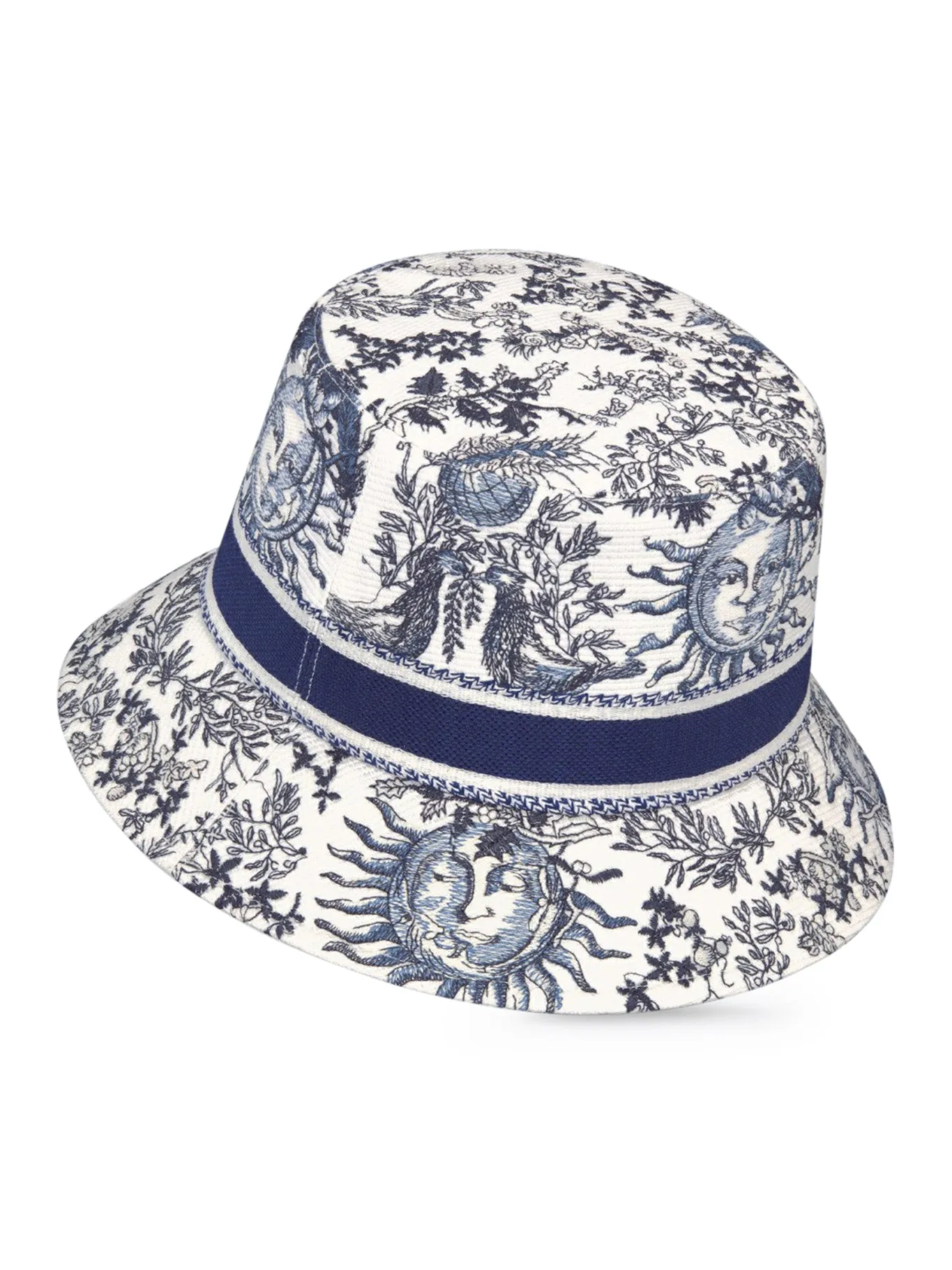 Cappello da pescatore D-Bobby Toile de Jouy Soleil a tesa stretta