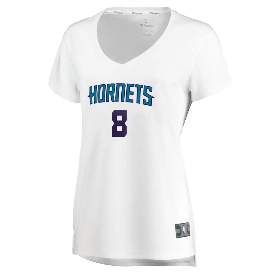 Charlotte Hornets Bismack Biyombo Fanatics Branded Fast Break Player Association Jersey Womens - White | Ireland E7478G4