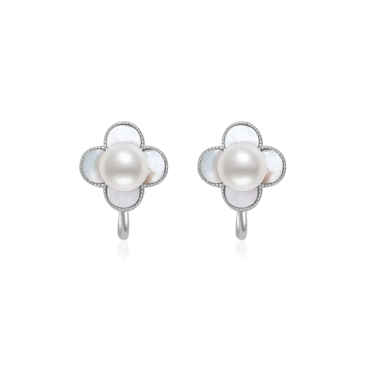 Clip-On Freshwater Pearl Earrings WE00610