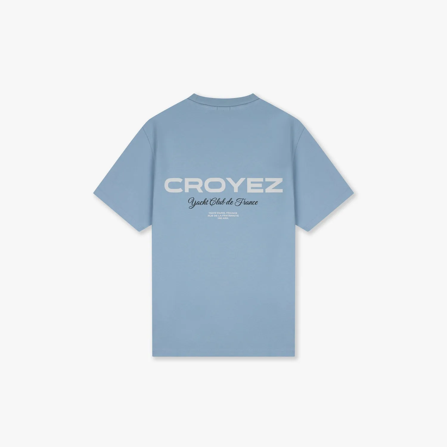 CROYEZ YACHT CLUB T-SHIRT - LIGHT BLUE/WHITE