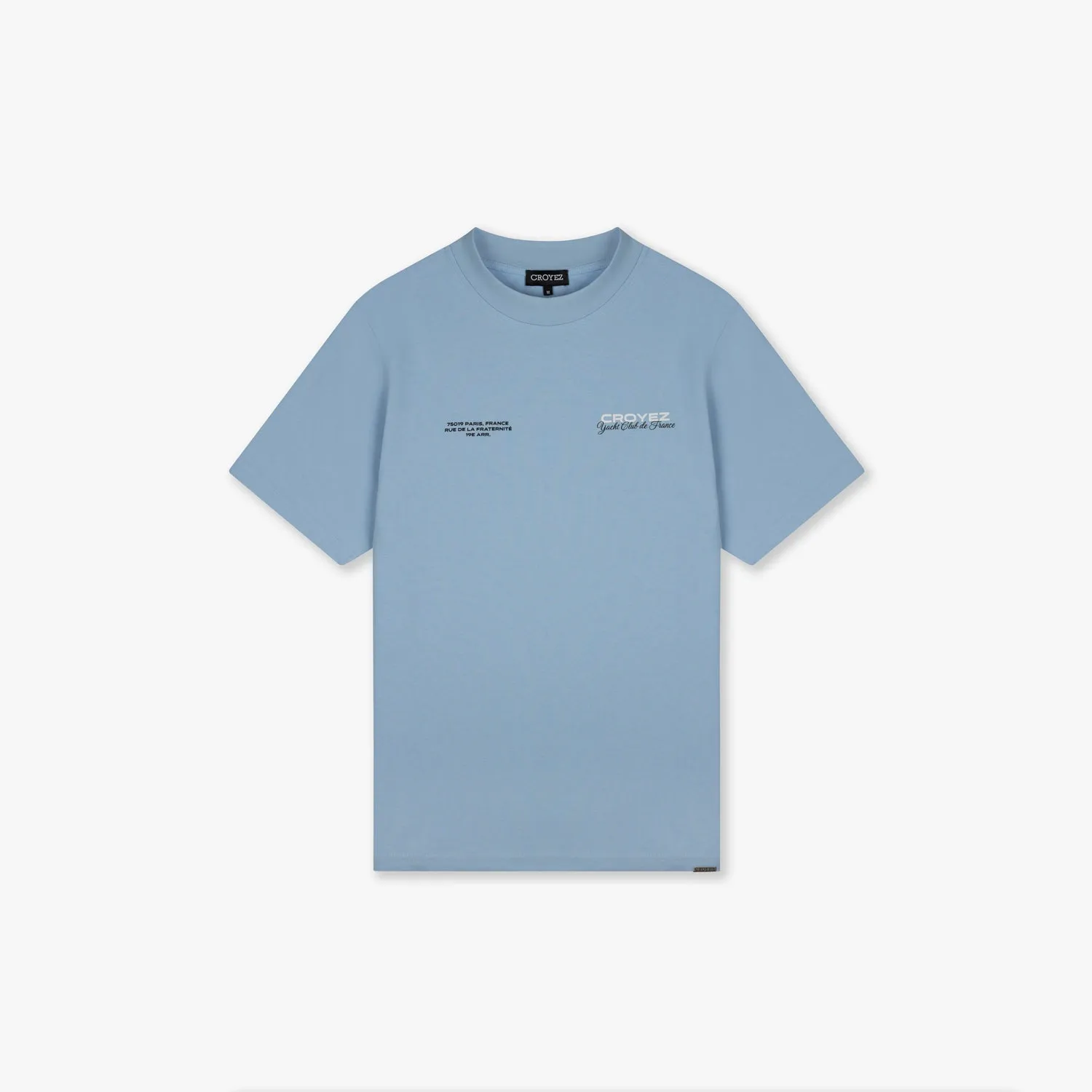 CROYEZ YACHT CLUB T-SHIRT - LIGHT BLUE/WHITE