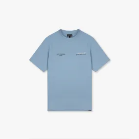 CROYEZ YACHT CLUB T-SHIRT - LIGHT BLUE/WHITE