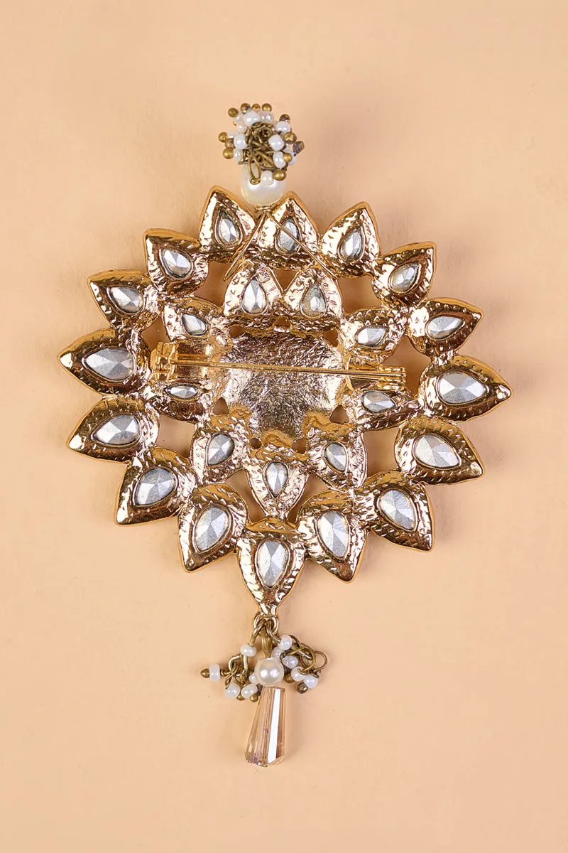 Crystal Brooch