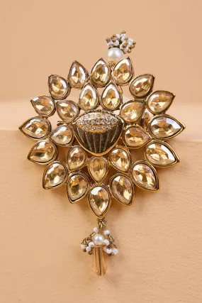 Crystal Brooch