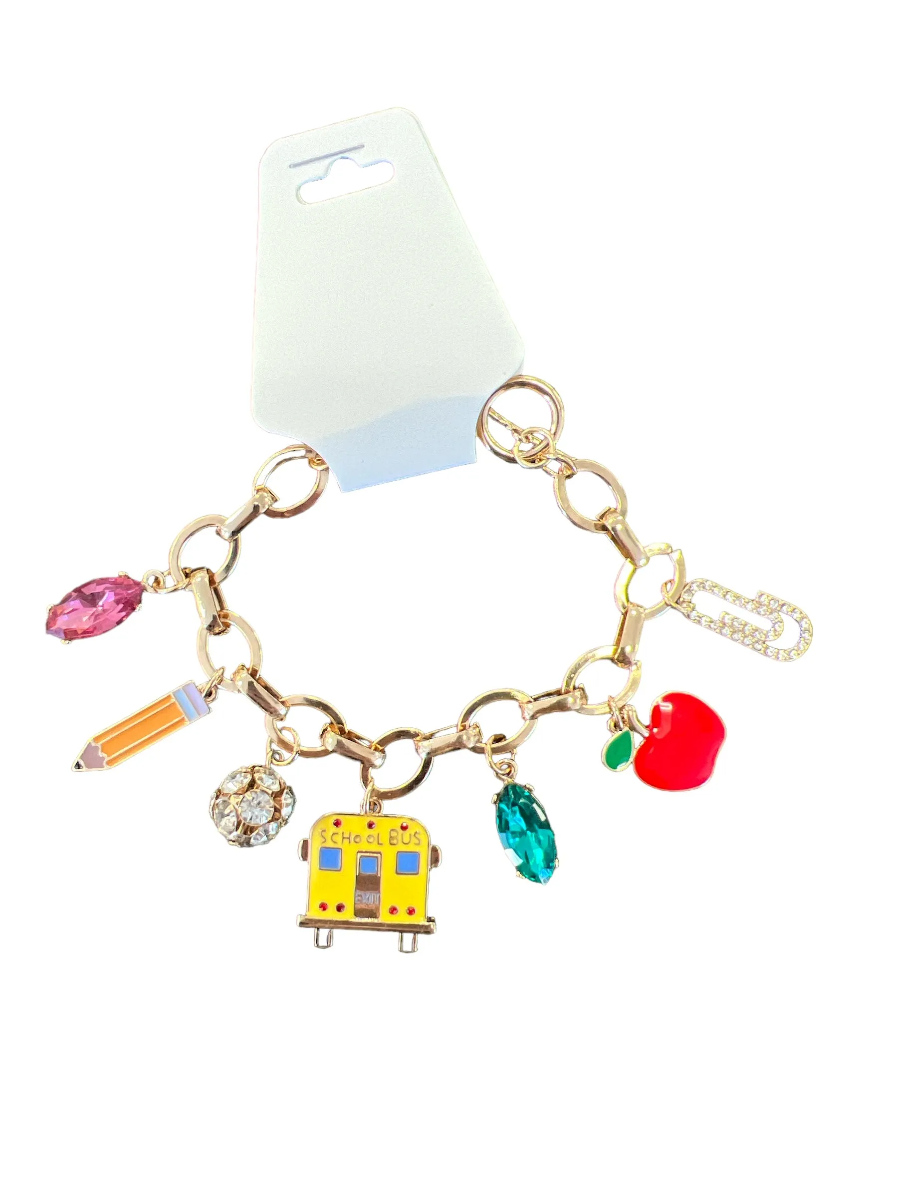 Crystal School Theme Bracelet