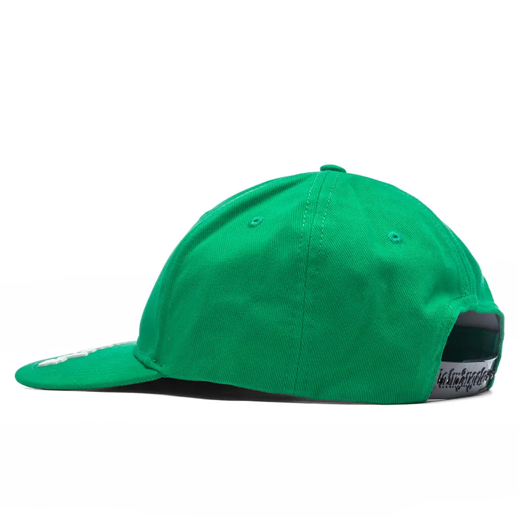 Curved Logo Cap - Green/White