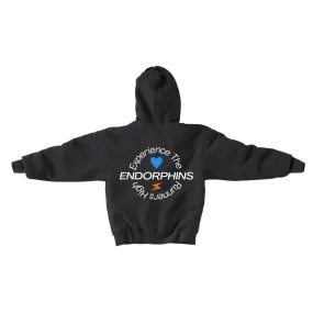 DROP 003 |  "EXPERIENCE THE RUNNERS HIGH" HOODIE | STACKED FRONT