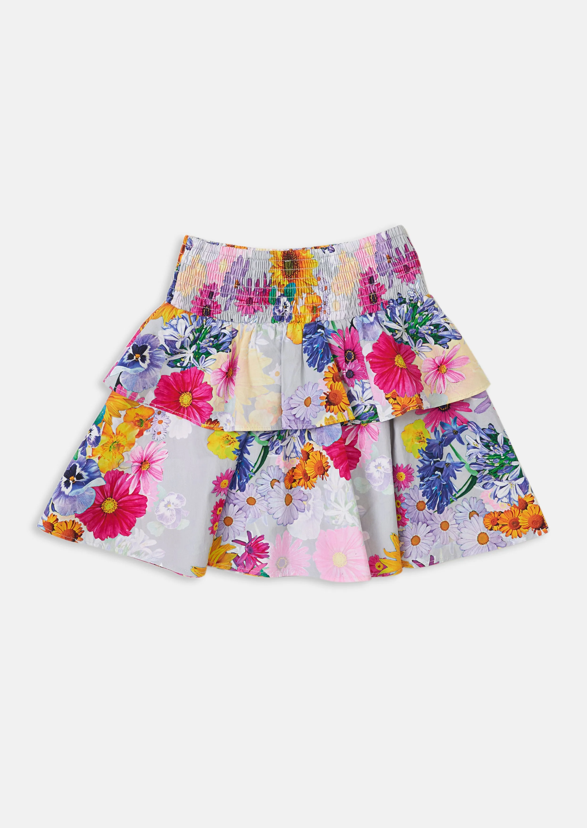 Eliza Shirred Flower Skirt