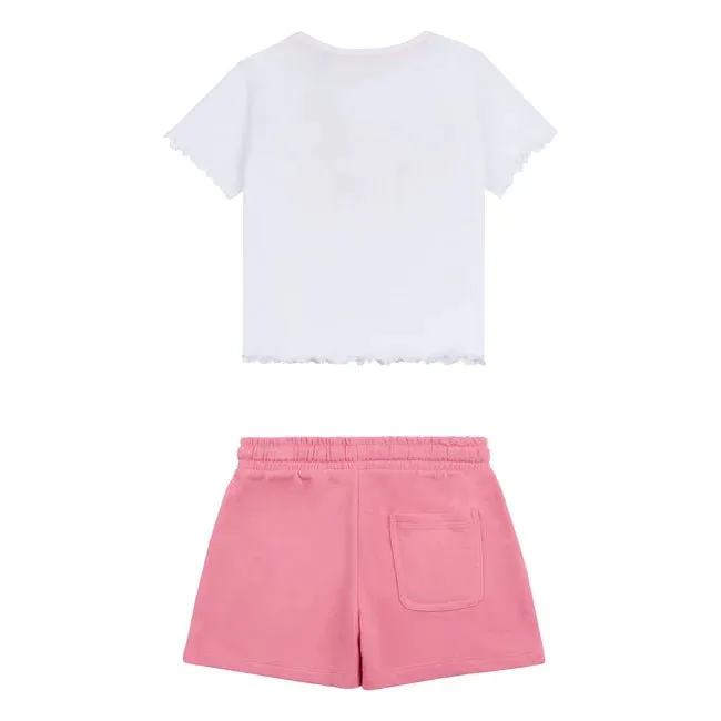 Elle Paint Graphic Boxy Tee & Short Set Junior