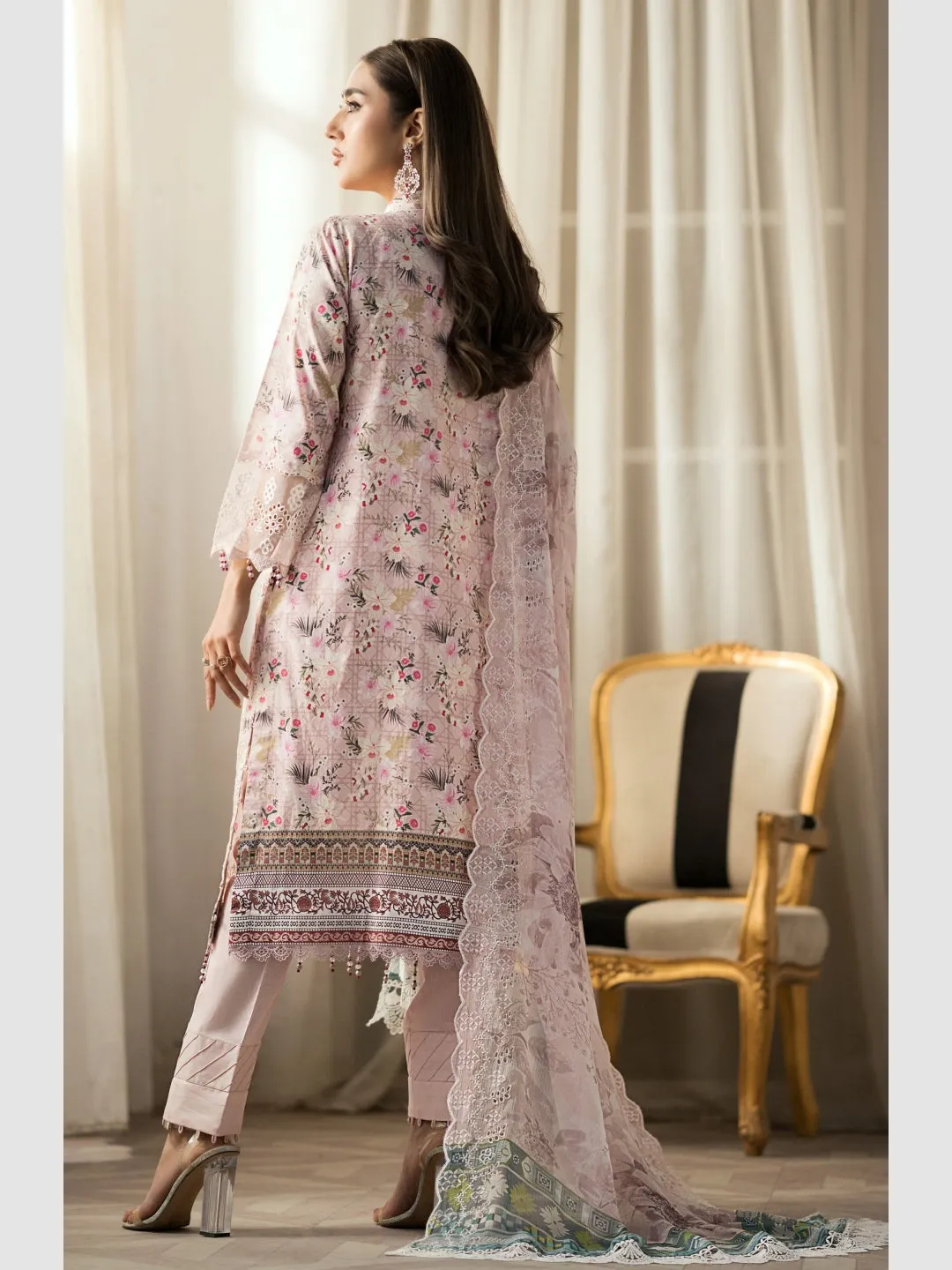 Embroidered Cambric Chikankari