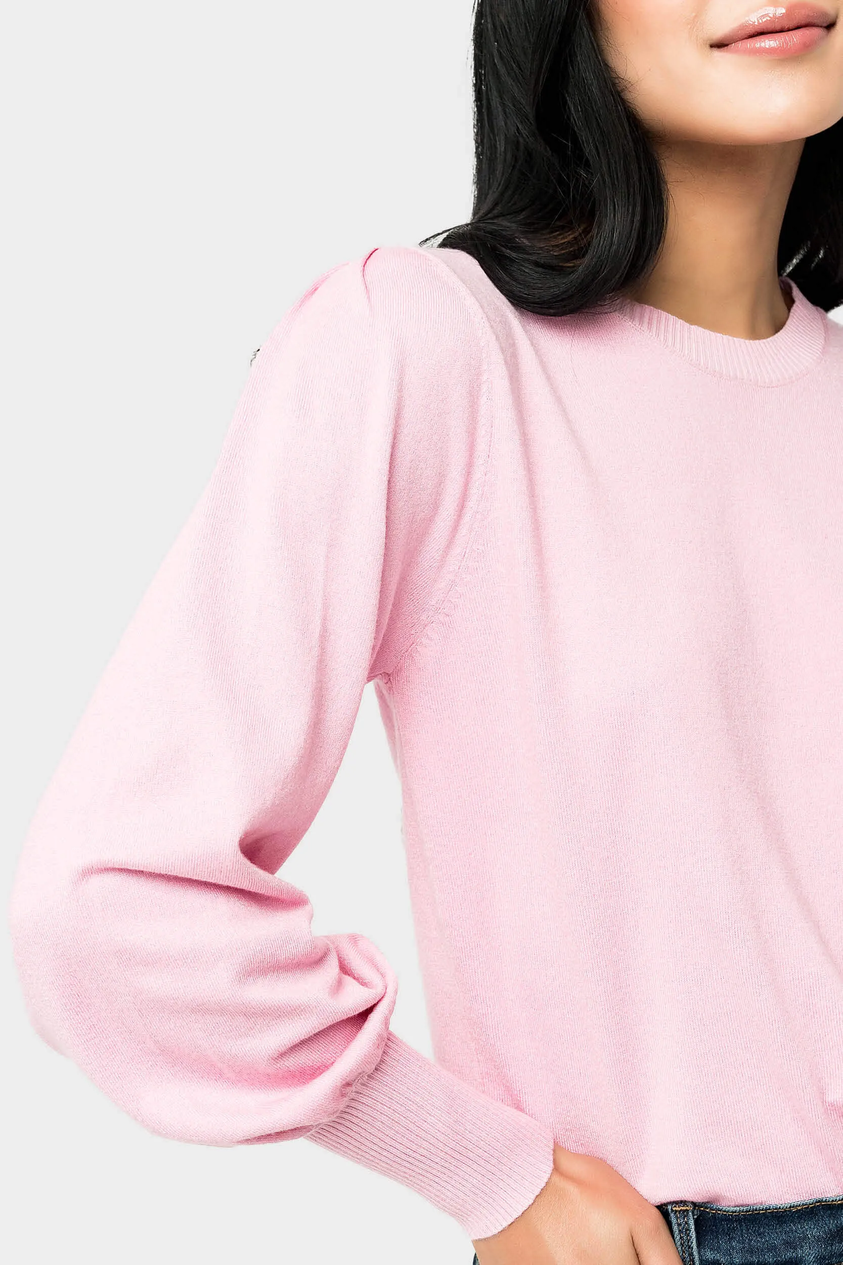 Essential Blouson Sleeve Sweater