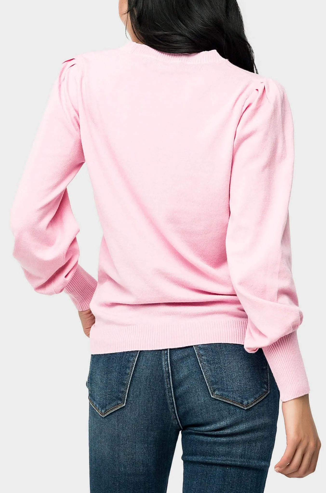 Essential Blouson Sleeve Sweater