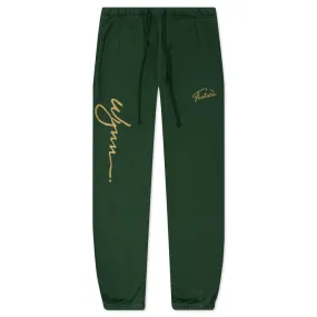 Feature x Wynn Shine Sweatpants - Dark Green