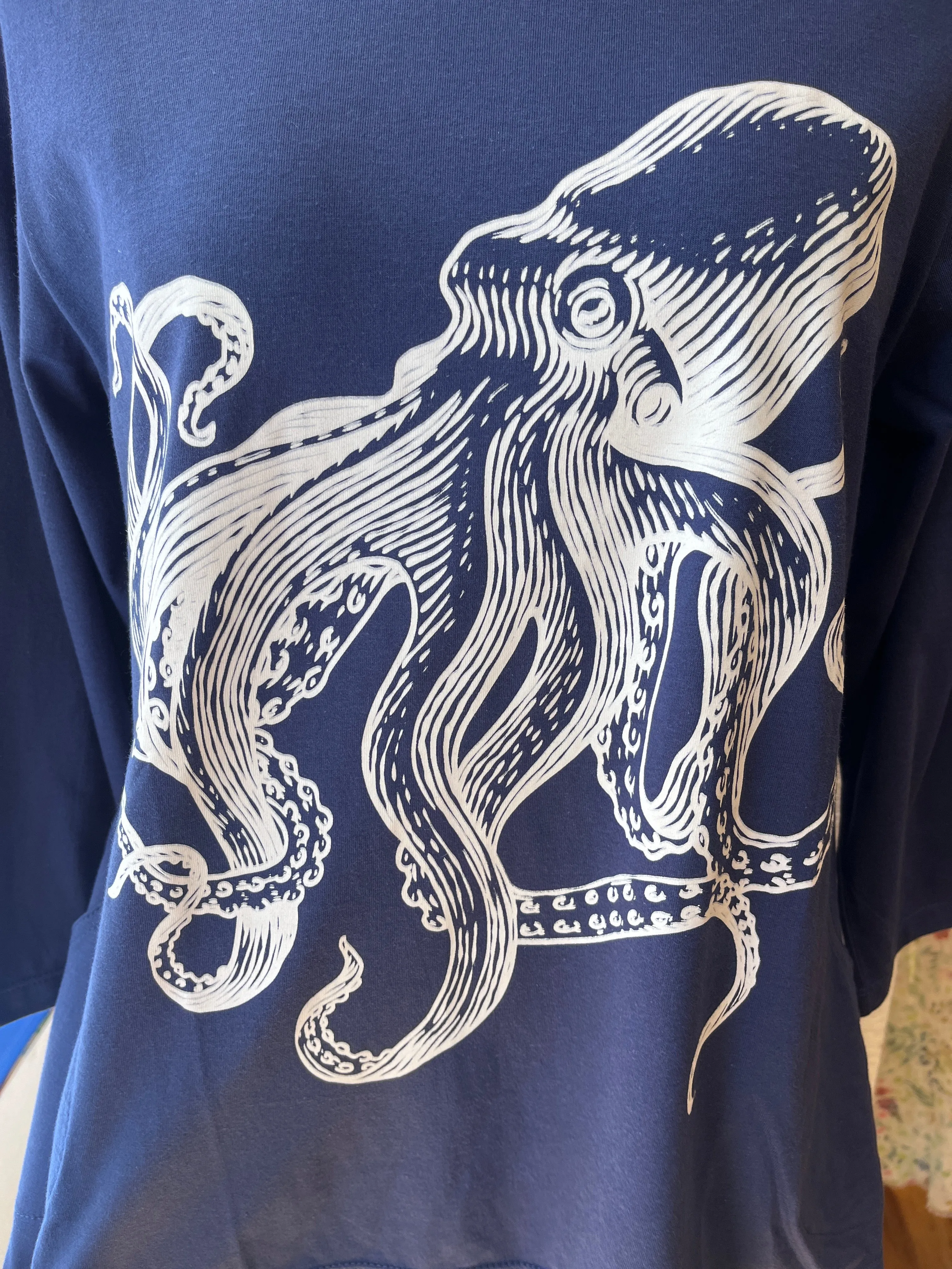 Flutter Ricky t-shirt, octopus image