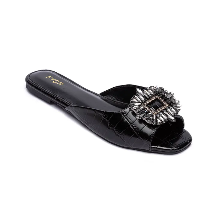 Gem Embellished Flat Sandal MY 212