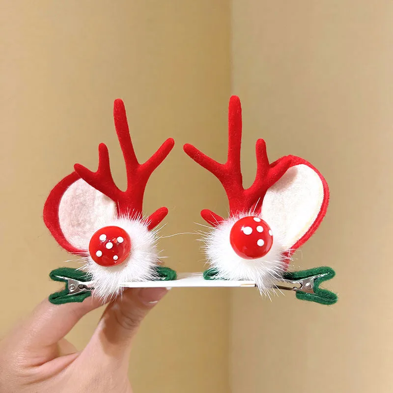 Girls Cute Moose Antlers Christmas Hair Bands Hair Accessories